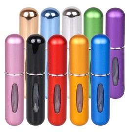 Portable Travel Perfume Bottle, 10pcs/set 5ml Lightweight Multi-use Mini Refillable Perfume Bottle, Multi-use Empty Perfume Atomizer for Trips & Journeys, Summer Gift, Makeup Product, Makeup Tools