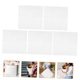 Angoily 5 Sheets Floral Bouquet Wrapping Paper with Embossed Texture Double Layer Specialty Paper for Wedding Birthday Valentines Day Flower Wraps and DIY Crafts