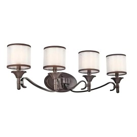 Kichler 45284MIZ - Lacey 4 Light Mission Bronze Vanity Light Fixture