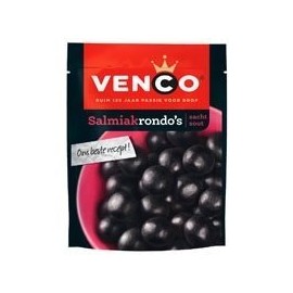 Venco Salmiak Rondo's 8 Oz (Pack of 3)
