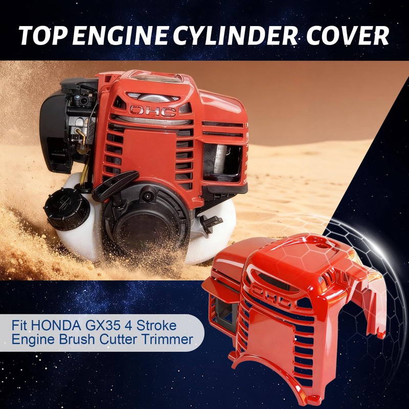 sthus Top Engine Cylinder Cover for Honda GX35 4 Stroke