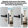 Door Knob Hole Cover Plate, 1 Pack 2-5/8" Diameter Round
