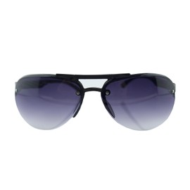 HAND R-07 Sunglasses with Hydrophobic Anti-Reflective Lenses - Width at Temples 136 mm - 100% UV400 protection - Gunmetal and Black Frame with Violet Lenses