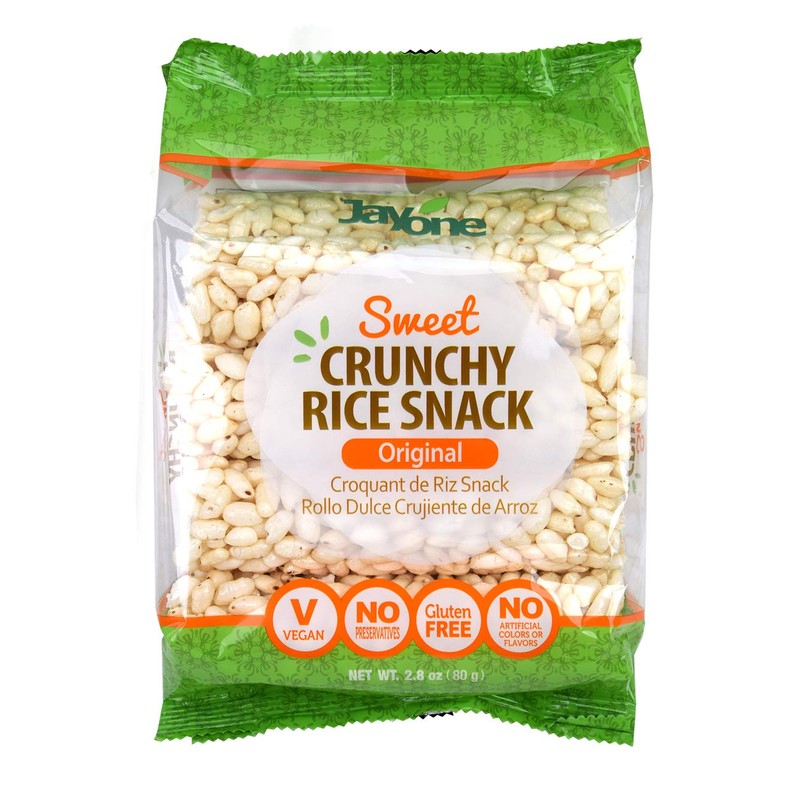 Jayone Sweet Crunchy Rice Snack, Original, No Preservatives, Gluten Free,