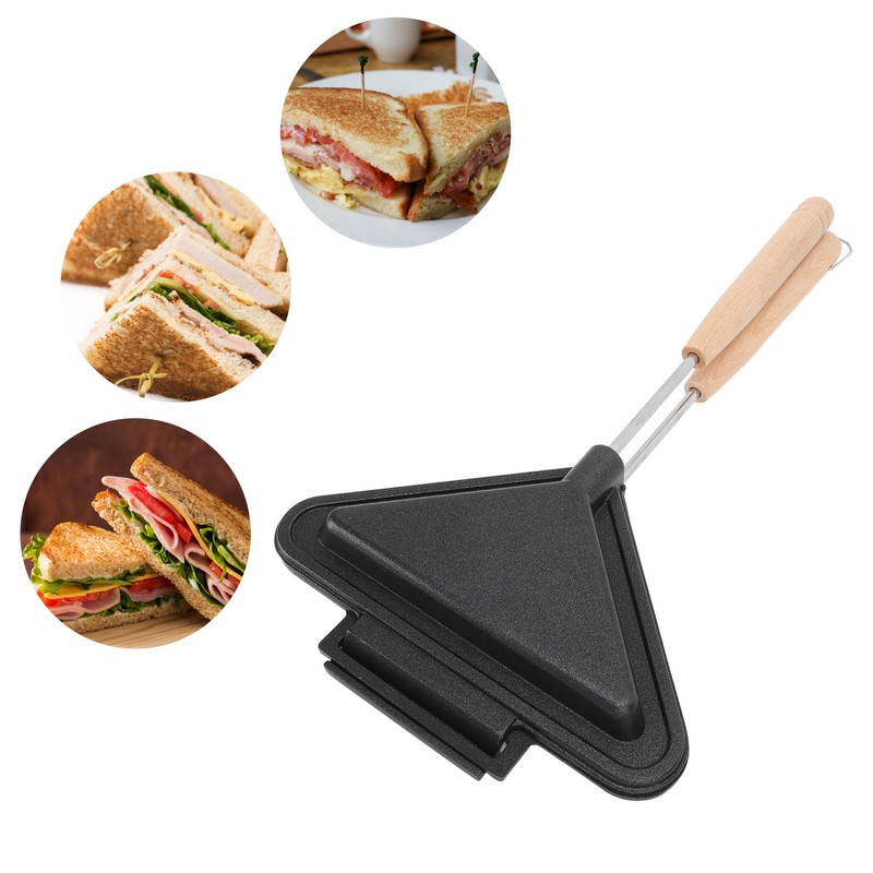 Sandwich Maker Multipurpose Aluminium Alloy Prevents Stick Double Sided Frying