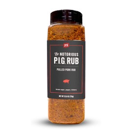 PS Seasoning Notorious P.I.G. - Pulled Pork Rub 25.8 oz - Dry BBQ Rub, Seasoning for Smoking and Grilling, Dry Meat Rub for Pulled Pork BBQ, Ribs, Chops
