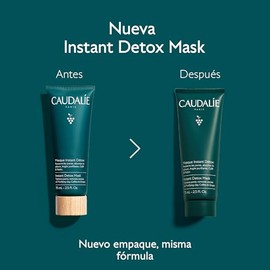 Caudalie Mascarilla Facial Instant Detox, Mascarilla de Arcilla que Limpia y Cierra Visiblemente los Poros - 35 mL