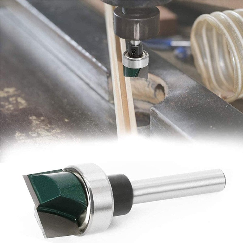 Yakamoz 1/4 Inch Shank Flush Trim Plunge Template Router Bit