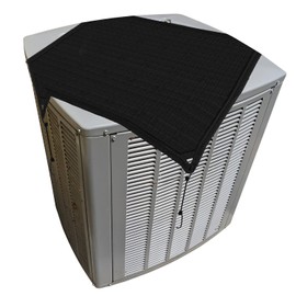 INFRANGE 28"x28" Waterproof Air Conditioner Covers for Outside Units Winter A/C Unit Cover Compressor Condenser Cover with Bungee Cords