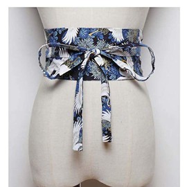 MAYSONG Japanese Kimono Robe obi Belt Harajuku Waistband