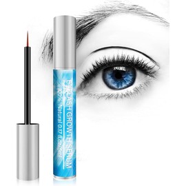 Eyelash Growth Serum, Lash Serum Eyebrow Enhancer and Eyelash Serum for Growth and Thickness, Eye Lash Serum to Growth Longer, Fuller, Stronger, 5ML(Blue)