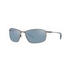 Costa Del Mar Men's Turret Rectangular Sunglasses, Matte Dark Gunmetal/Grey