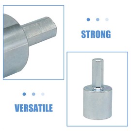 GANAZONO 2pcs Scissor Jack Drill Adapter Socket Durable Rv Stabilizer Jack Socket for Drill Compatible with Hex Drive for DIY Projects and Construction Use