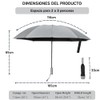 KTMOUW Paraguas Automático Invertido 10 Varillas UPF 50+