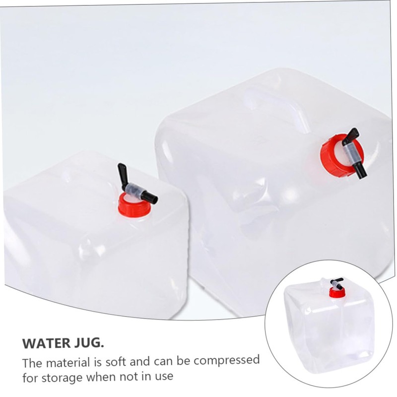 BESPORTBLE Portable Camping Water Tank 15l Collapsible Water Gallon Spigot