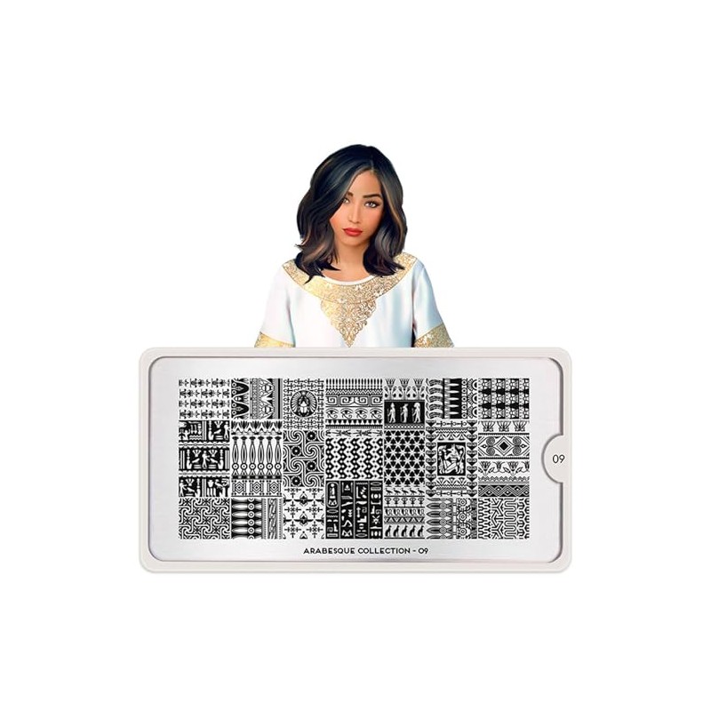 MoYou-London Arabesque Collection 09 Stencil