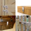 JQK Door Hasp Latch Lock, 5 Inch 304 Stainless Steel