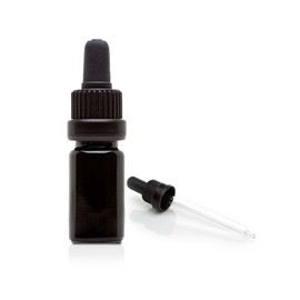 Infinity Jars Glass Dropper Bottle Ultraviolet Black Glass Tincture Bottle 50ML (1.7 Fl oz)w Eye Droppers Caps, Leak-Proof Travel Bottle for Essential Oils Liquids | Amber Glass Dropper Bottle 3 Pack