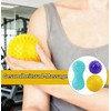 XxinXrong Fascia Ball Massage Set of 3 Hedgehog Balls with