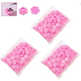 3 Pack Soporte Para Pegamento De Pestañas (forma De Flor)                                                                                             