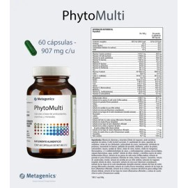 Metagenics Phytomulti Suplemento Fitonutrientes Y Vitaminas Sin Sabor                                                                                 