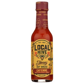 Local Hive Cayenne Southeast Honey Hot Sauce – 6oz, Sweet & Spicy, Premium Blend of Honey & Cayenne Pepper for Dipping, Grilling, Cooking, and Tacos