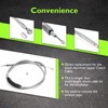 Cable Kit Fit for Harley Dyna 1996-2005 Non-ABS, Fit 16-18"