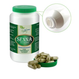 VITA IDEAL Vegan® Sennes – Leaves 90 Capsules – Senna Alexandrina – Daily Serving 600 mg Senna Leaves Pure Powder Natural, Vegetable and No Additives, Original from Vitadeal.