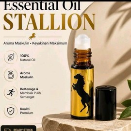 Essential Oil Stallion Aroma Maskulin 100% Natural Oil Ready Stock Minyak Piller