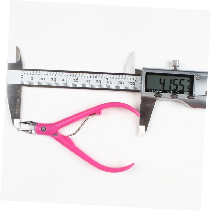 BIUDECO Ergonomic Cuticle Trimmer Set 3pcs Manicure Nippers with Plastic