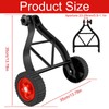 Weed Trimmer Support Wheel Adjustable Lawn Mower Auxiliary Wheels User-Friendly