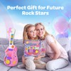 Toddler Guitar Toy for 2-5 Year Olds, 2-in-1 Kids Electric