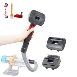 IZSOHHOME Compatible with Dyson V7 V8 V10 V11 V15,Brush for Shedding and Grooming,with Three Replacement Heads,Easy to Clean Brush Kit