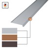 INEFA Roof Strip for Gutter, Double-Sided Edged, 2 m, Grey