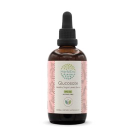 Glucosate B120 Alcohol-Free Extract Tincture, Bitter Melon Fruit, Cinnamon Bark, Dandelion Root, Gymnema Leaf, Fenugreek Seeds, Amla Fruit. Healthy Sugar Levels Blend 4 Fl Oz