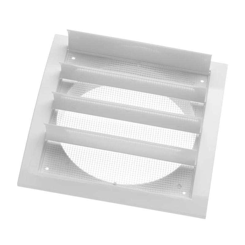 EUROPLAST Diameter 150 mm, white ventilation grille with movable slats,