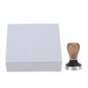 Silicone Coffee Tamper Mat Stainless Steel Coffee Tamper with 58mm