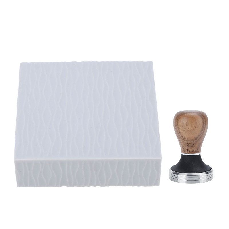 Silicone Coffee Tamper Mat Stainless Steel Coffee Tamper with 58mm