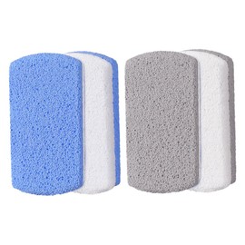 TOVINANNA 4Pcs Glass Foot Files Dead Skin Remover for Smooth Feet Pedicure Tool for Foot Care Lightweight Washable Exfoliator for Home Use