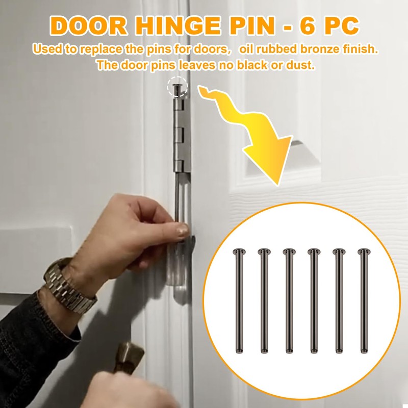 Hinge Pins for Doors 3.5'' Oil Rubbed Bronze Door Hinge
