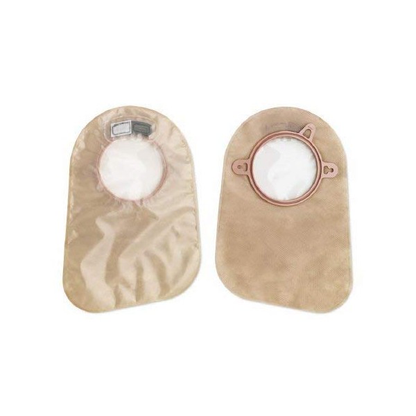Hollister Filtered Ostomy Pouch New Image 2-3/4" Flange Two-Piece System 9" L Closed End (#18324, Sold Per Box)
