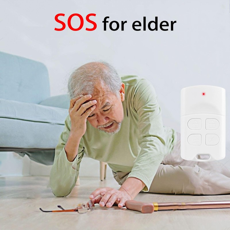 Door Alarm with Remote, Wireless Window Alarms 120DB Open Sensor