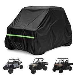 UTV Cover 2-3 Seater, Heavy Duty 600D All-Weather Protection Cover Compatible with Polaris RZR Ranger General Commander Defender Maverick Sport Mule Rhino Pioneer ZFORCE Teryx 130" x 58" x 70"