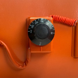 5/55 Gallon Drum Heater Band for Grease Kegs, Honey Drums & Water Buckets –120V 800W/1200W with Twist Temperature Controller (86°F to 302°F)