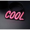 Unbranded Pink Cool - Embroidered Iron On Patch PB19