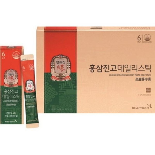 (NEW) Jeonggwanjang Hongsam Jingo Daily Stick 10g x 20 pieces