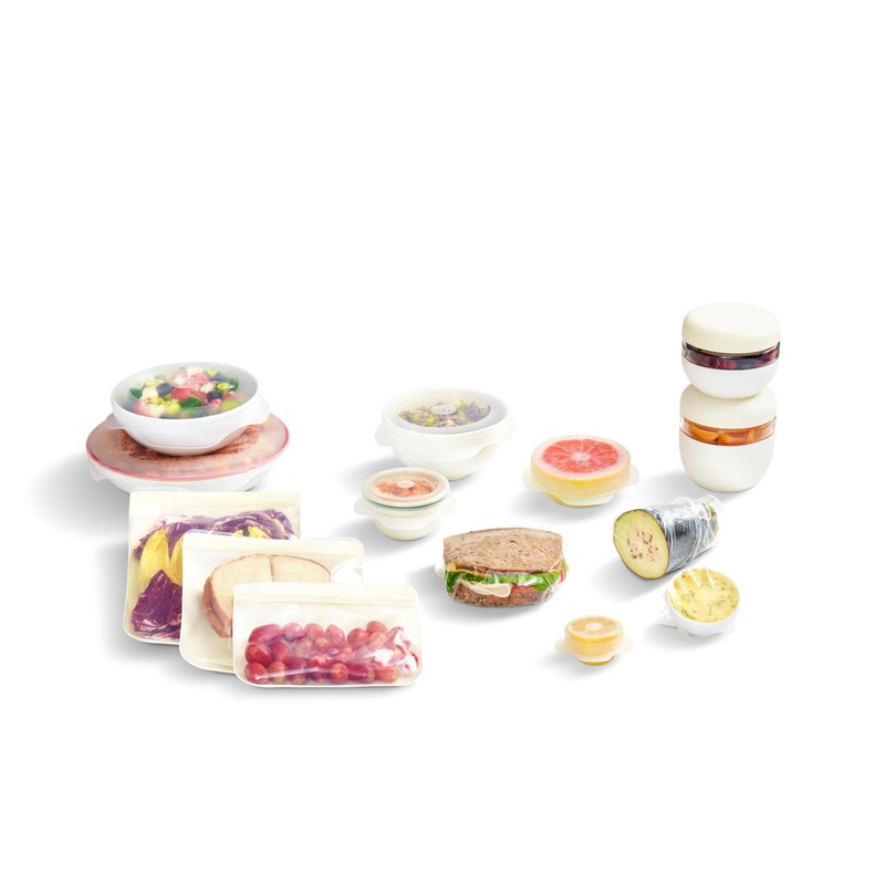 W&P Sustainable Kitchen Set, 14 Pieces - Cream