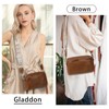 Gladdon Small Crossbody Bags for Women Vegan Leather Trendy Purse