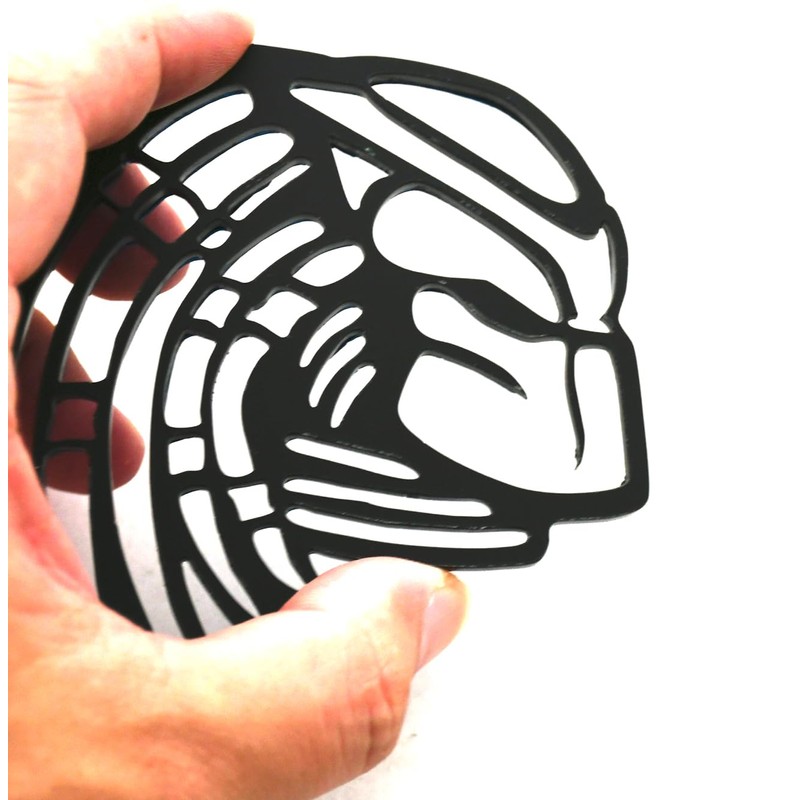 2Pcs Predator Emblems Car Badge, Custom 3D Exterior Automotive Accessories,