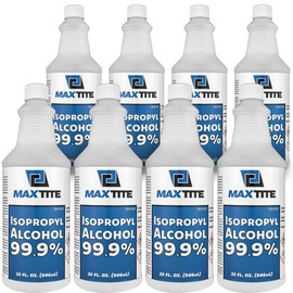 MAXTITE MaxTite Isopropyl Alcohol 99.9% (2 Gallons (32oz, 8 Pack))